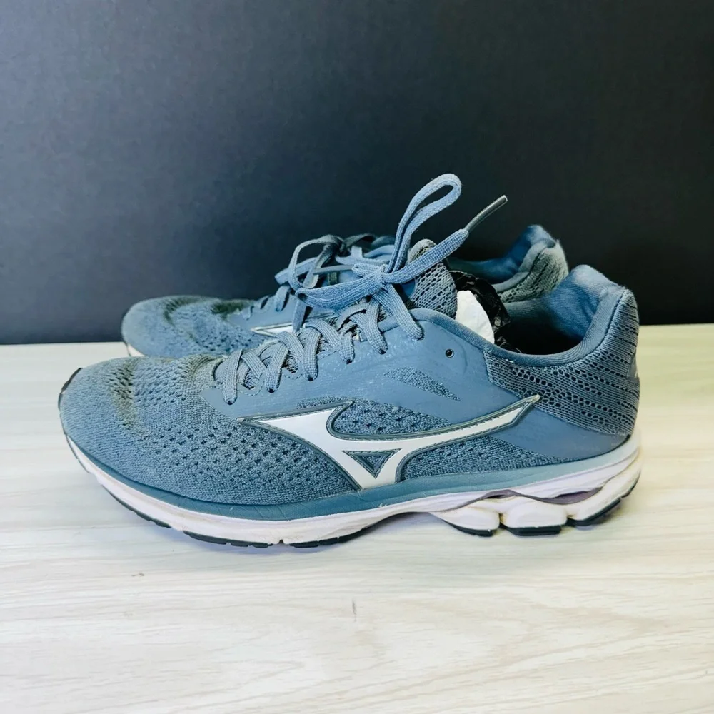 Mizuno wave rider 23 womens size 8D shoes blue athletic running sneakers